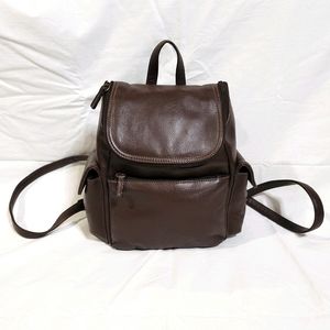 Vintage 90's Leather Backpack